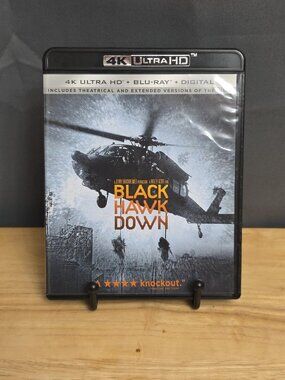 Black Hawk Down (4k Ultra HD, 2001) 3 Discs No Slipcover No Digital